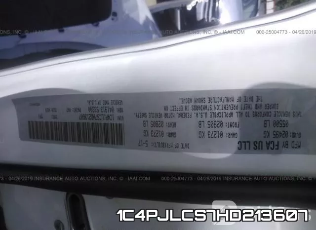 1C4PJLCS7HD213607 фото 10