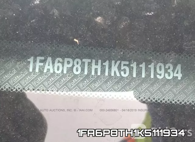 1FA6P8TH1K5111934 фото 10