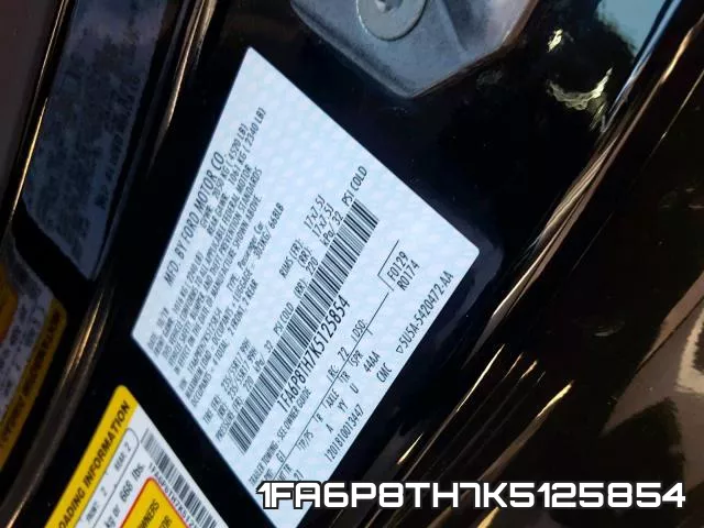 1FA6P8TH7K5125854 фото 2