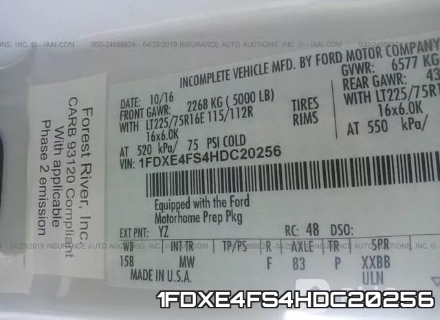 1FDXE4FS4HDC20256 фото 10