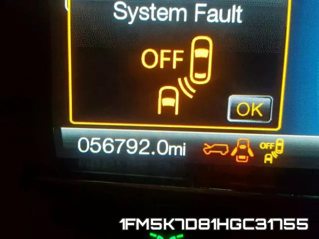 1FM5K7D81HGC31755 фото 9