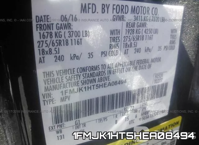 1FMJK1HT5HEA08494 фото 10