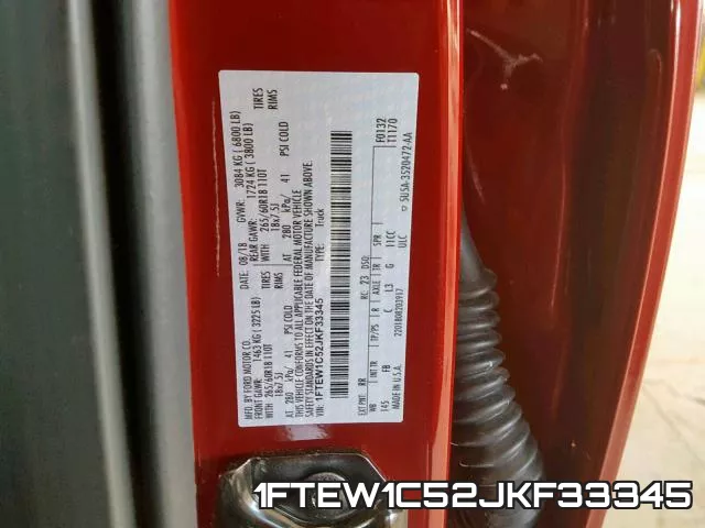 1FTEW1C52JKF33345 фото 2