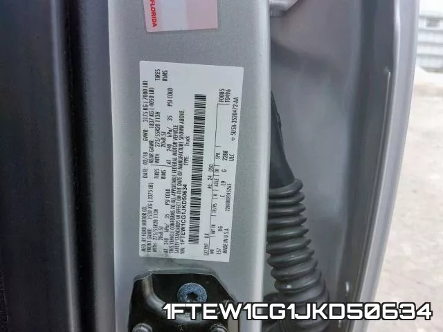 1FTEW1CG1JKD50634 фото 2