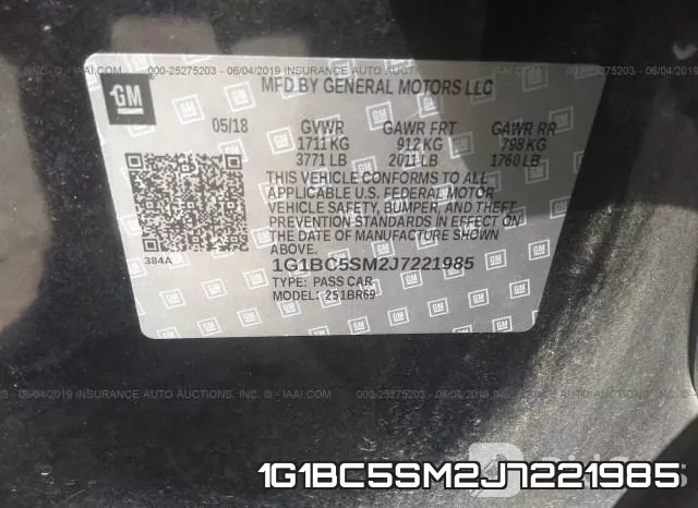 1G1BC5SM2J7221985 фото 10