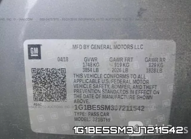 1G1BE5SM3J7211542 фото 10