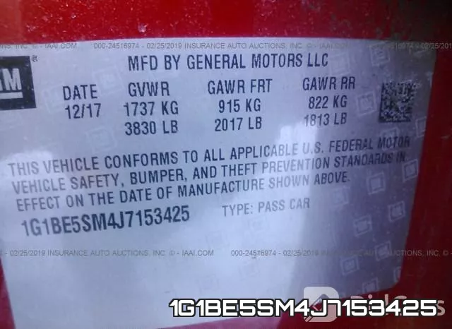 1G1BE5SM4J7153425 фото 10