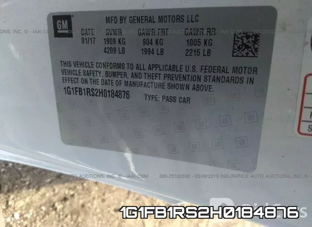 1G1FB1RS2H0184876 фото 10