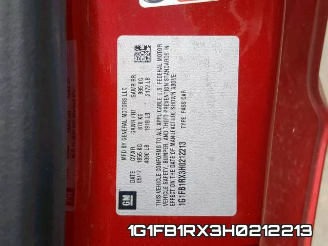1G1FB1RX3H0212213 фото 2