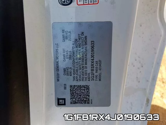 1G1FB1RX4J0190633 фото 2