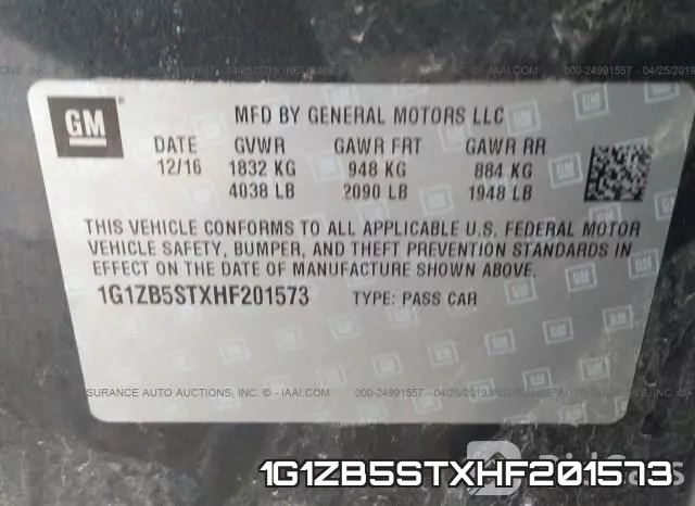 1G1ZB5STXHF201573 фото 10