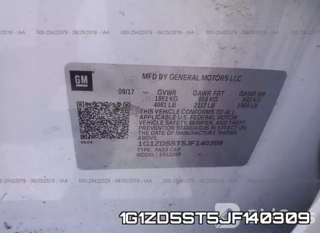 1G1ZD5ST5JF140309 фото 10