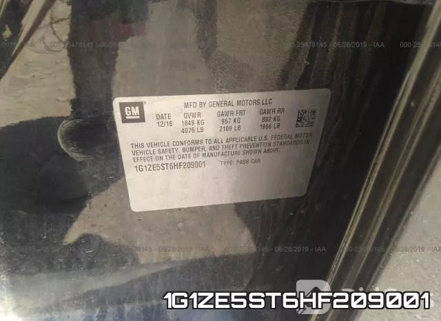 1G1ZE5ST6HF209001 фото 10
