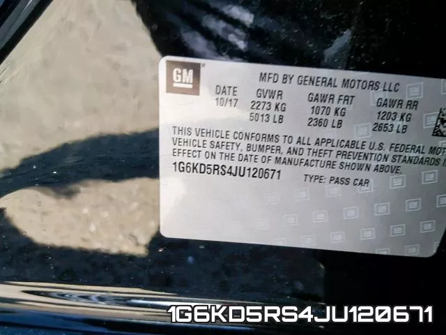 1G6KD5RS4JU120671 фото 2