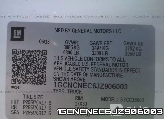1GCNCNEC6JZ906003 фото 10