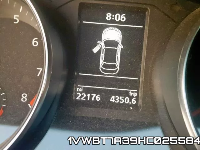 1VWBT7A39HC025584 фото 9