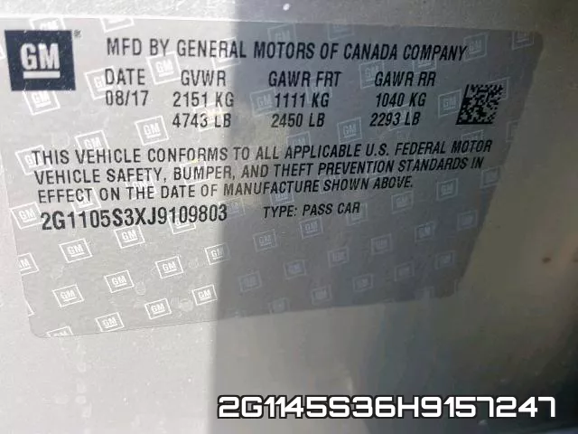 2G1145S36H9157247 фото 2