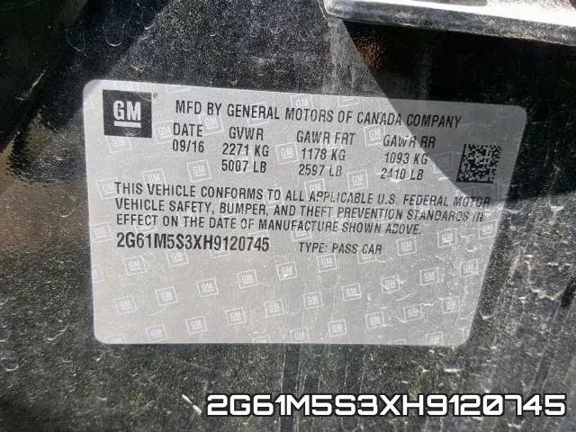 2G61M5S3XH9120745 фото 2