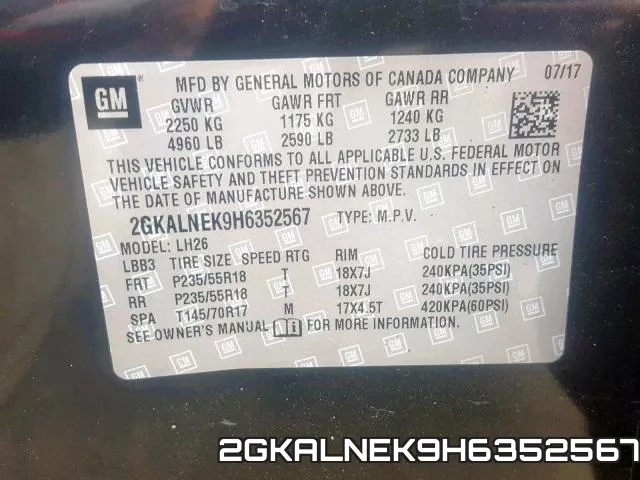 2GKALNEK9H6352567 фото 2