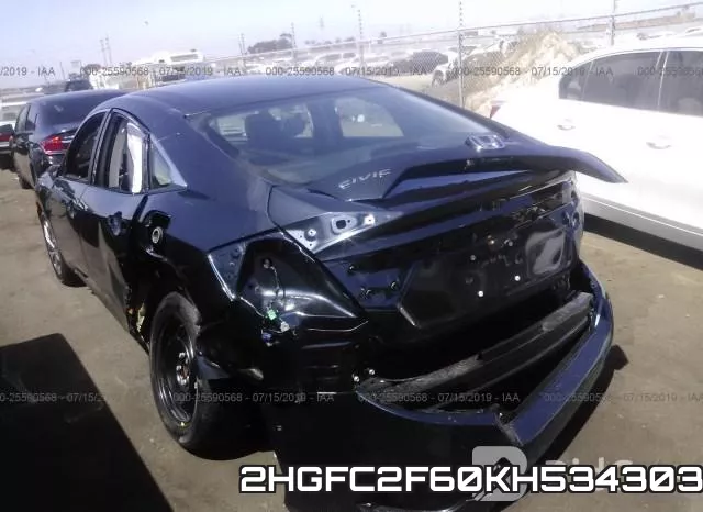 2HGFC2F60KH534303 фото 4