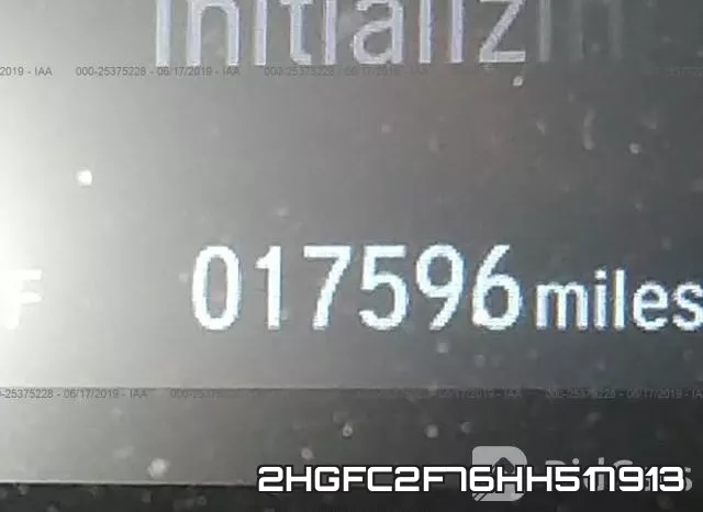 2HGFC2F76HH517913 фото 8
