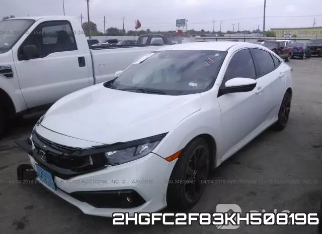 2HGFC2F83KH508196 фото 3