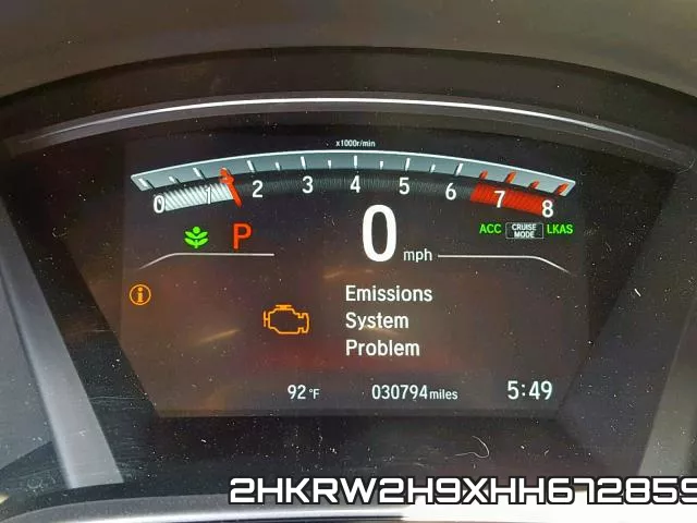 2HKRW2H9XHH672859 фото 9