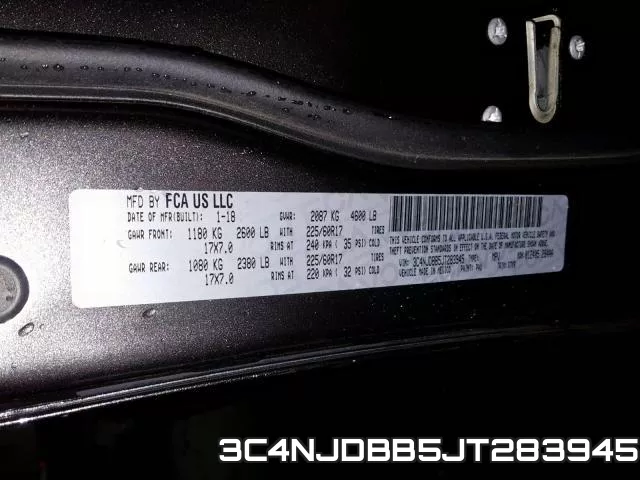 3C4NJDBB5JT283945 фото 2