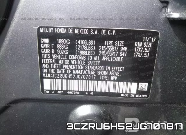 3CZRU6H52JG707817 фото 10