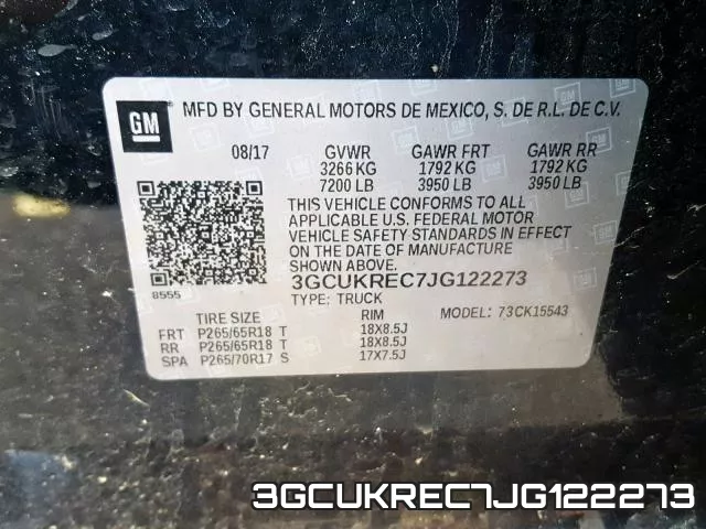 3GCUKREC7JG122273 фото 2