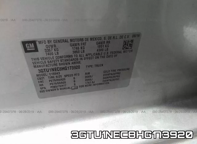 3GTU1NEC8HG173920 фото 10