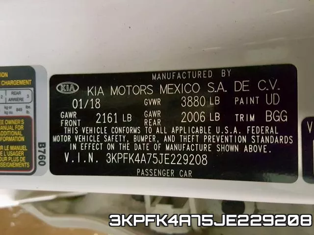 3KPFK4A75JE229208 фото 2