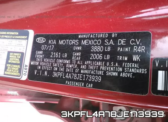3KPFL4A78JE173939 фото 10