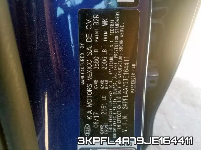 3KPFL4A79JE164411 фото 2