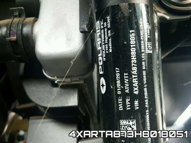 4XARTA873H8018051 фото 2