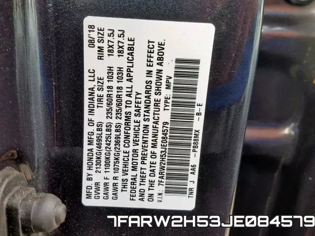 7FARW2H53JE084579 фото 2