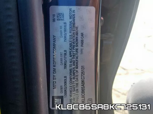 KL8CB6SA8KC725131 фото 2