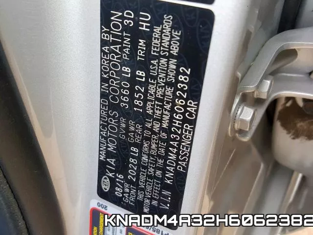 KNADM4A32H6062382 фото 2