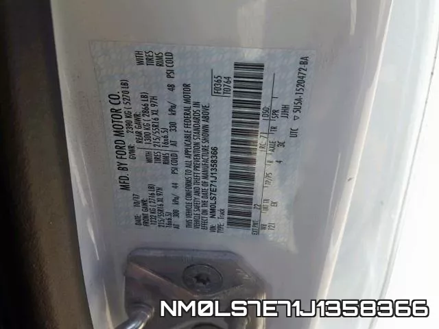 NM0LS7E71J1358366 фото 2