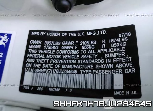 SHHFK7H78JU234645 фото 10