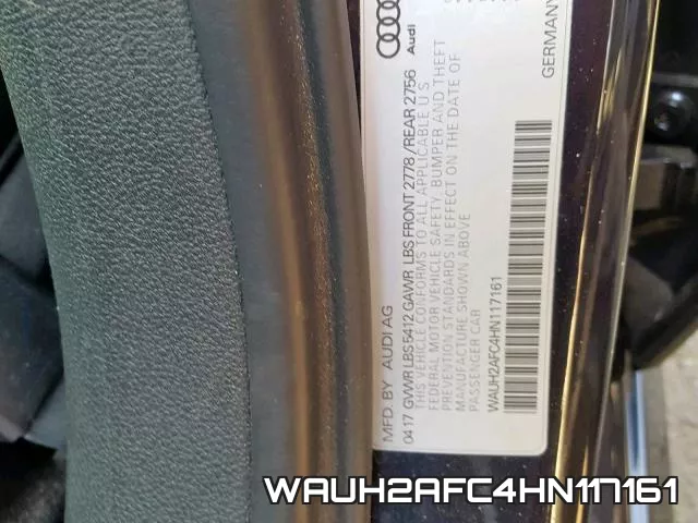 WAUH2AFC4HN117161 фото 2