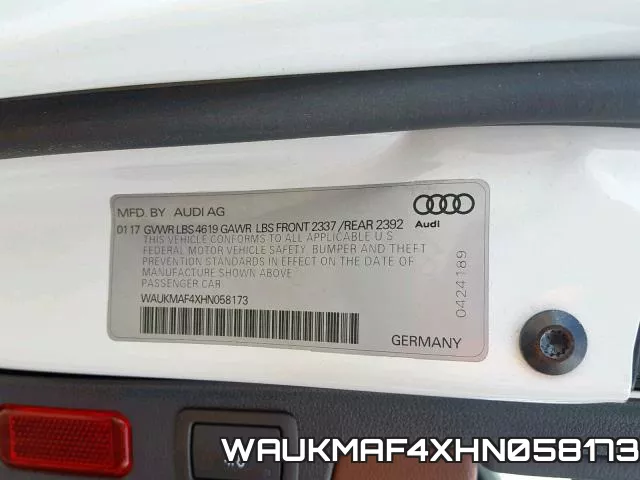 WAUKMAF4XHN058173 фото 2