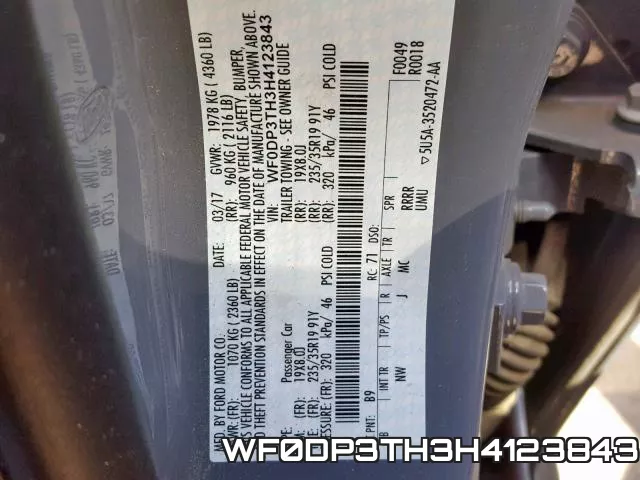 WF0DP3TH3H4123843 фото 2