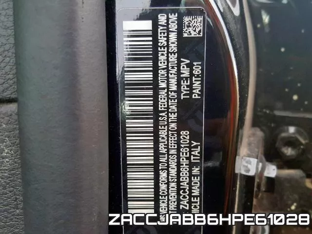 ZACCJABB6HPE61028 фото 2