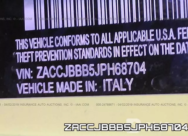 ZACCJBBB5JPH68704 фото 10