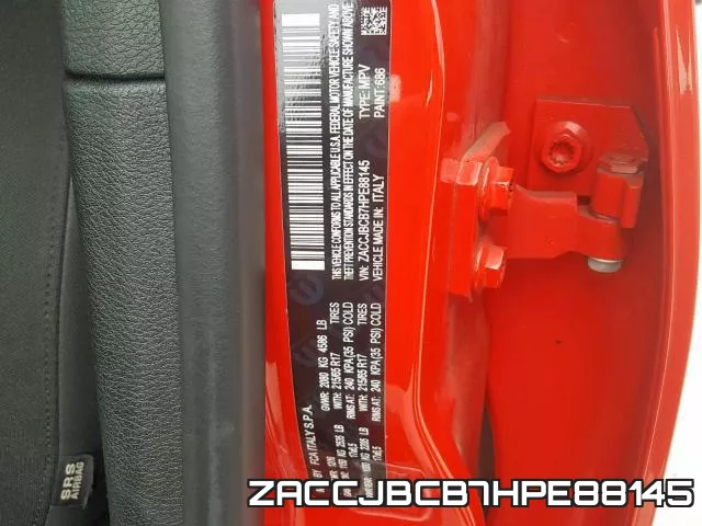 ZACCJBCB7HPE88145 фото 2
