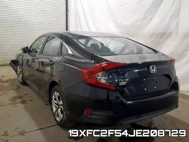19XFC2F54JE208729 фото 4