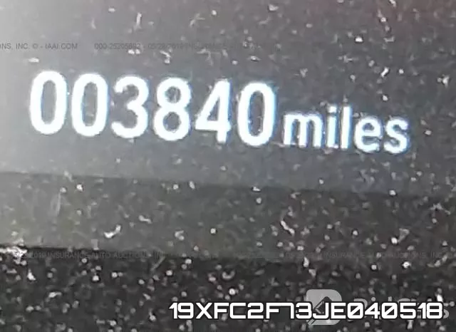 19XFC2F73JE040518 фото 8