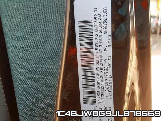 1C4BJWDG9JL878669 фото 2