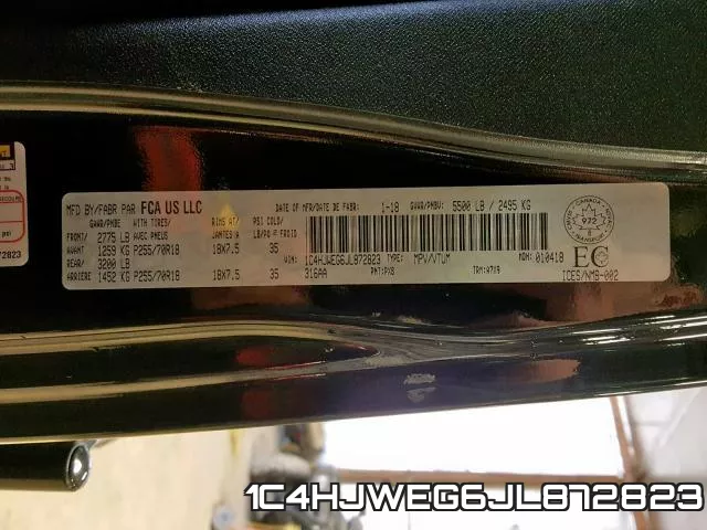 1C4HJWEG6JL872823 фото 2